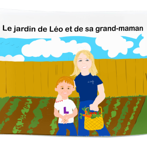 Le jardin de Léo et de sa grand-maman