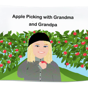 Apple Picking with Grandma and Grandpa